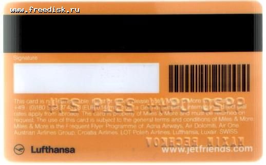 Free Plastic Card Jetfriends